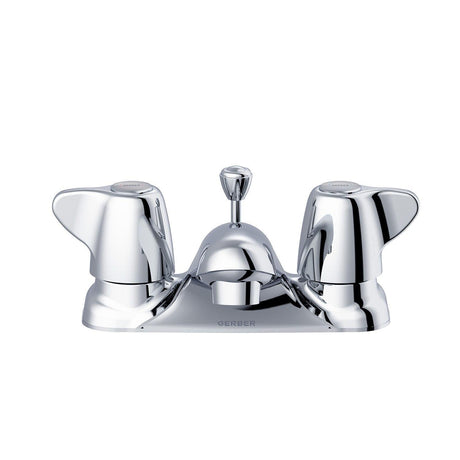 Gerber G0043165 Chrome Maxwell Two Handle Centerset Lavatory Faucet W/ Brass POP...