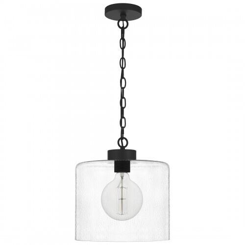Quoizel ABR1512MBK Abner Mini pendant 1 light matte black Mini Pendant
