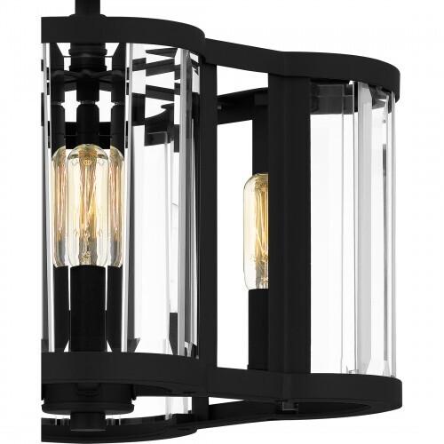 Quoizel QSF6193MBK Quoizel Semi-Flush Mount Semi flush 4 lights matte black Semi-Flush Mount