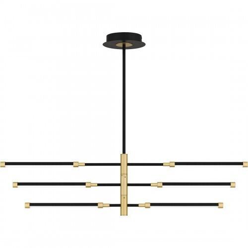 Quoizel PCAZA340MBK Azalea Island led light matte black Island Light