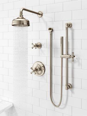 Pfister Polished Nickel Tisbury 1-handle Tub & Shower, Trim Only LG89-8TBD