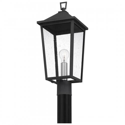 Quoizel STNL9009MB Stoneleigh Outdoor post 1 light mottled black Outdoor