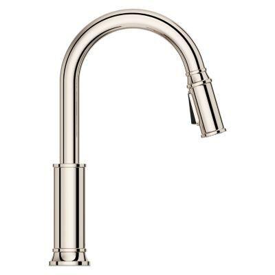 Pfister Polished Nickel 1-handle Pull-down Kitchen Faucet GT529-COLD