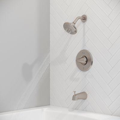 Pfister Spot Defense Brushed Nickel 1-handle Tub & Shower Faucet LG89-8MCAGS