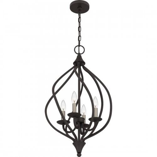 Quoizel DUP2816OZ Dupont Pendant 4 lights old bronze Pendant