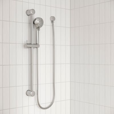 Pfister Polished Chrome Ada Handheld Shower With Slide Bar LG16-500C