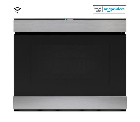 Sharp Insight SMD2499FS 24" / 1.4 CF Flat Panel Microwave Drawer, Convection, Wi-Fi