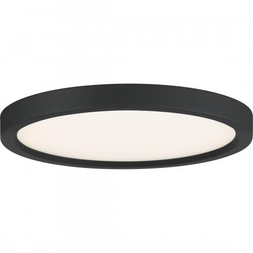 Quoizel OST1711EK Outskirts Flush mount led light earth black Flush Mount