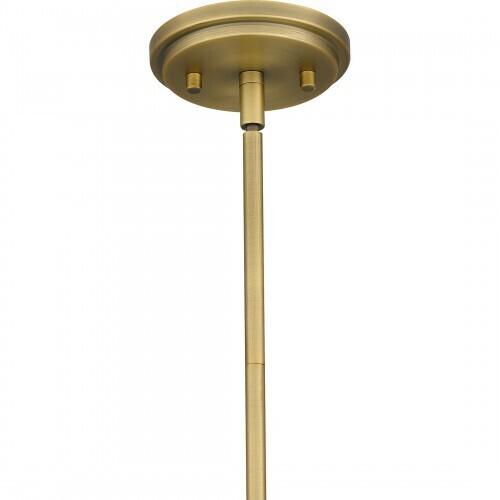 Quoizel QP5584AB Quoizel Pendant Pendant 1 light aged brass Pendant