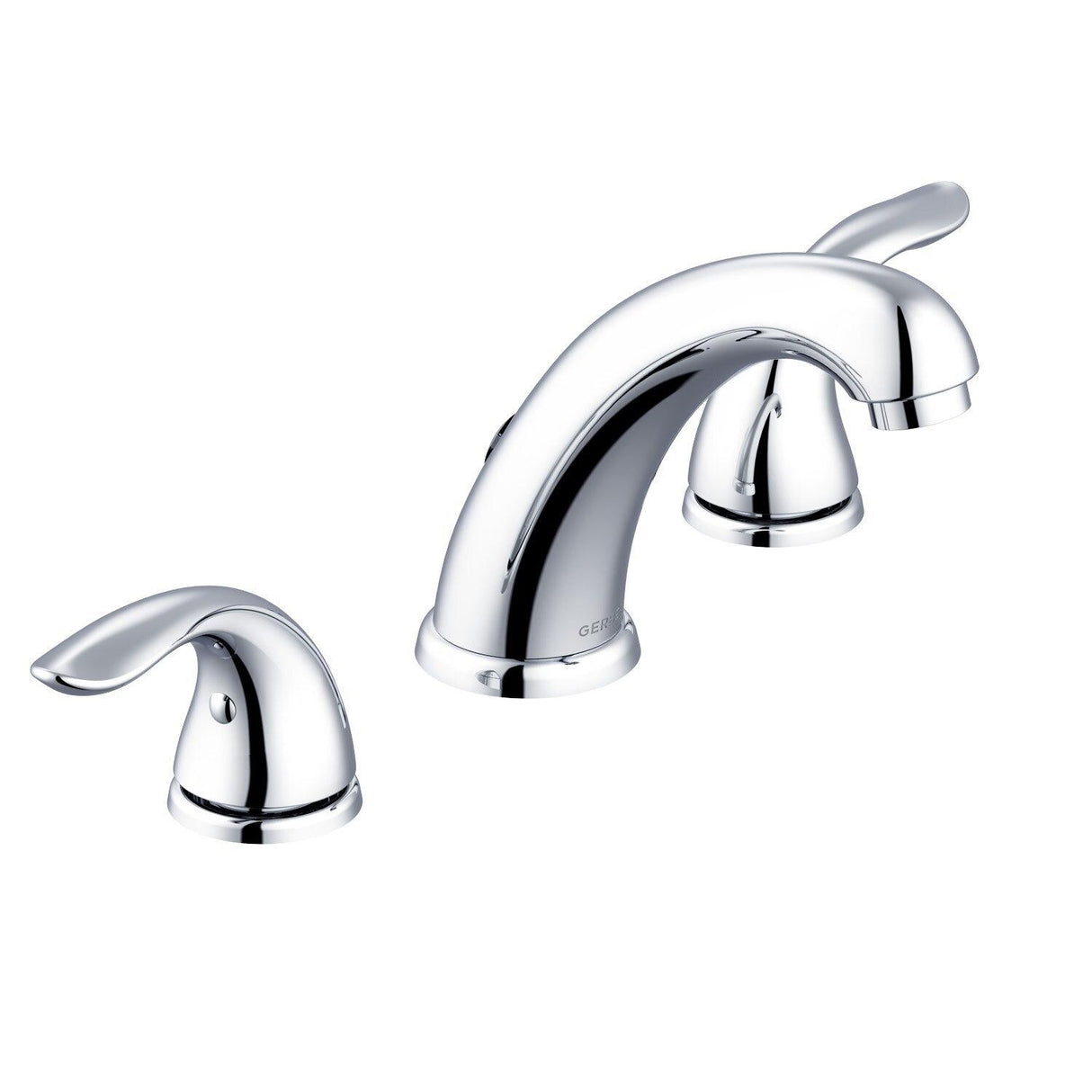 Gerber G0043376 Chrome Viper Two Handle Widespread Lavatory Faucet W/ Metal Touch D...