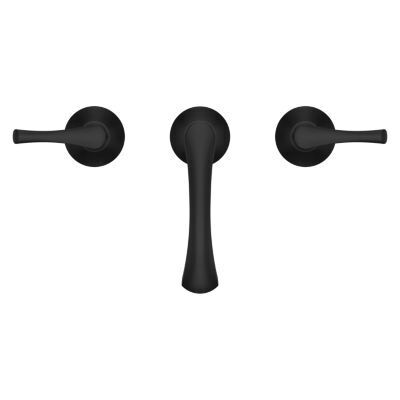 Pfister Matte Black 2-handle 8" Widespread Bathroom Faucet LG49-RH3B