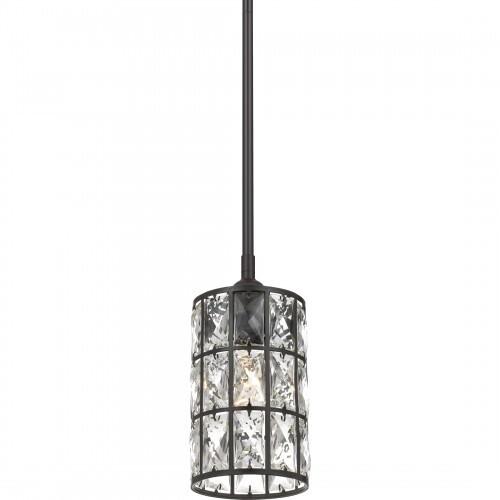 Quoizel QPP4046WT Oliver Mini pendant 1 light western bronze Mini Pendant