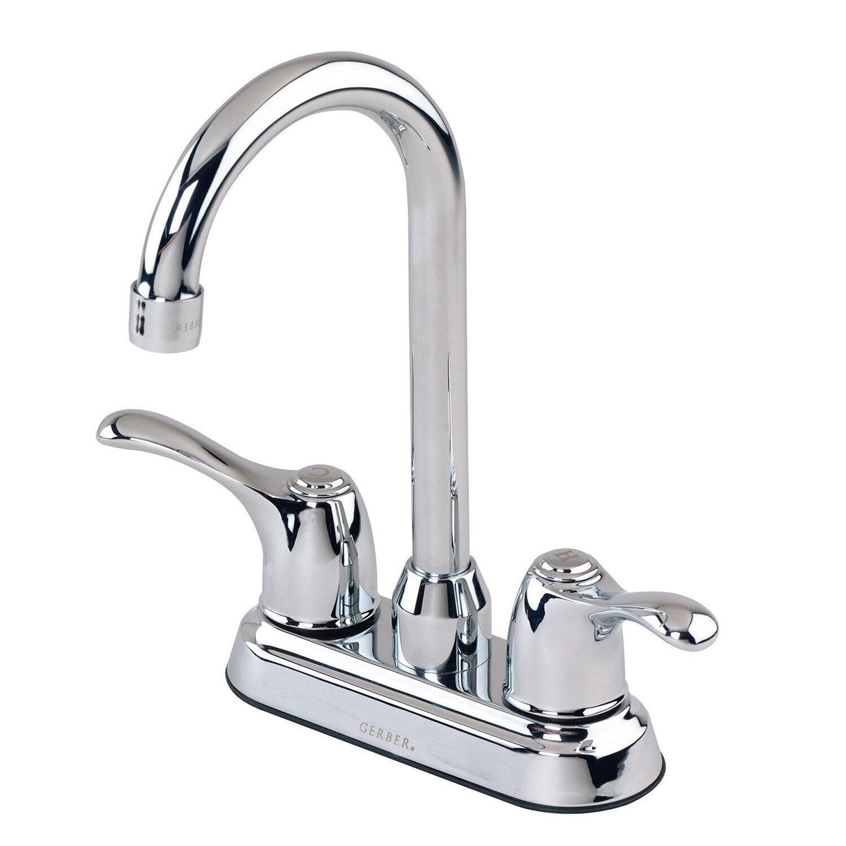 Gerber G0049372 Chrome Allerton Two Handle Centerset Bar Faucet 1.75GPM