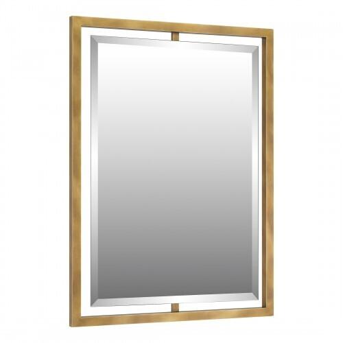 Quoizel QR1857WS Quoizel Reflections Mirror weathered brass Mirror