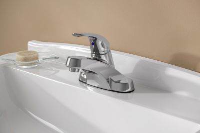 Pfister Polished Chrome Pfirst Series Centerset Bath Faucet LG142-8000