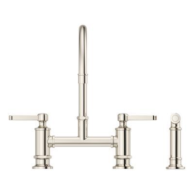 Pfister Polished Nickel 2-handle Kitchen Faucet LG31-TDD