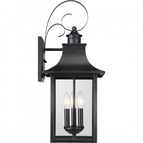 Quoizel CCR8410K Chancellor Outdoor wall mystic black Outdoor Lantern