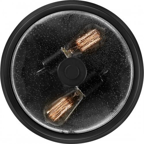 Quoizel QF3414EK Radius Flush mount 13"d earth black Flush Mount