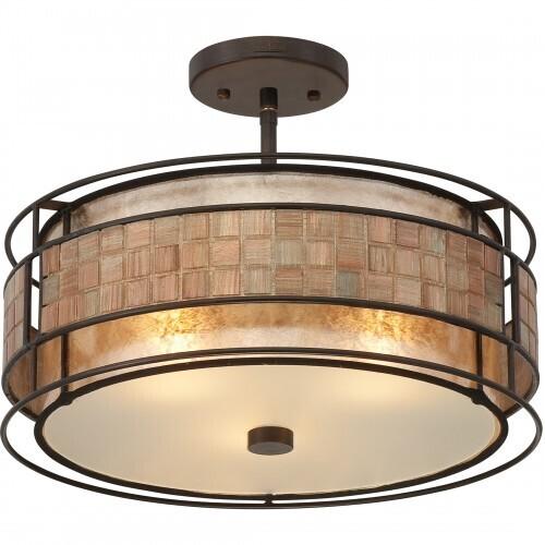 Quoizel MC842SRC Laguna Semi flush renaissance copper Semi-Flush Mount
