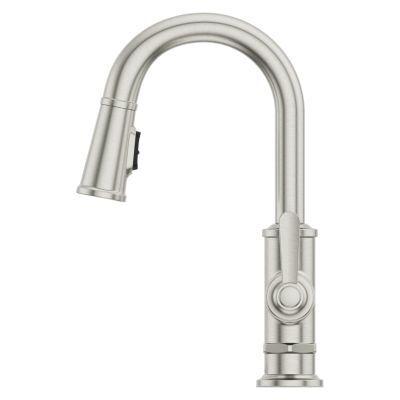 Pfister Stainless Steel 1-handle Pull-down Bar/prep Kitchen Faucet GT572-TDS