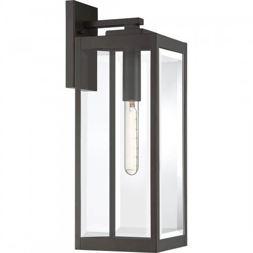 Quoizel WVR8407WT Westover Outdoor wall 1 light western bronze Outdoor Lantern