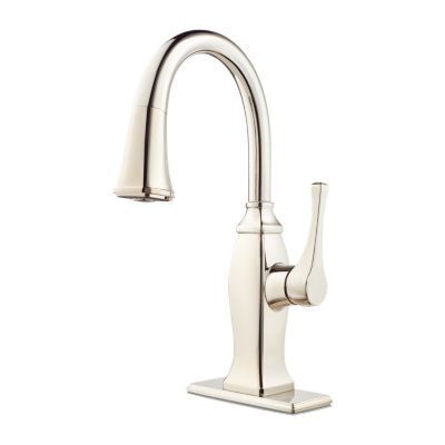 Polished Nickel Briarsfield 1-handle Pull Down Bar and Prep Faucet GT572-BFD