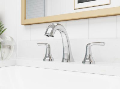 Pfister Matte Black 2-handle 8" Widespread Bathroom Faucet LG49-MCA0B