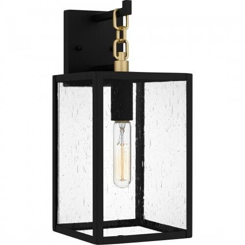 Quoizel ANC8407MBK Anchorage Outdoor wall 1 light matte black Outdoor Lantern