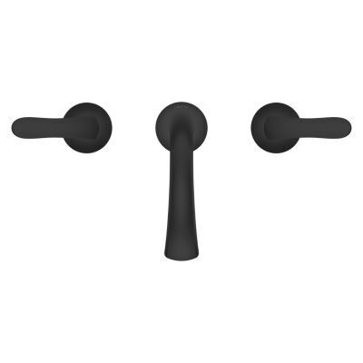 Pfister Matte Black 2-handle 8" Widespread Bathroom Faucet LG49-WR0B