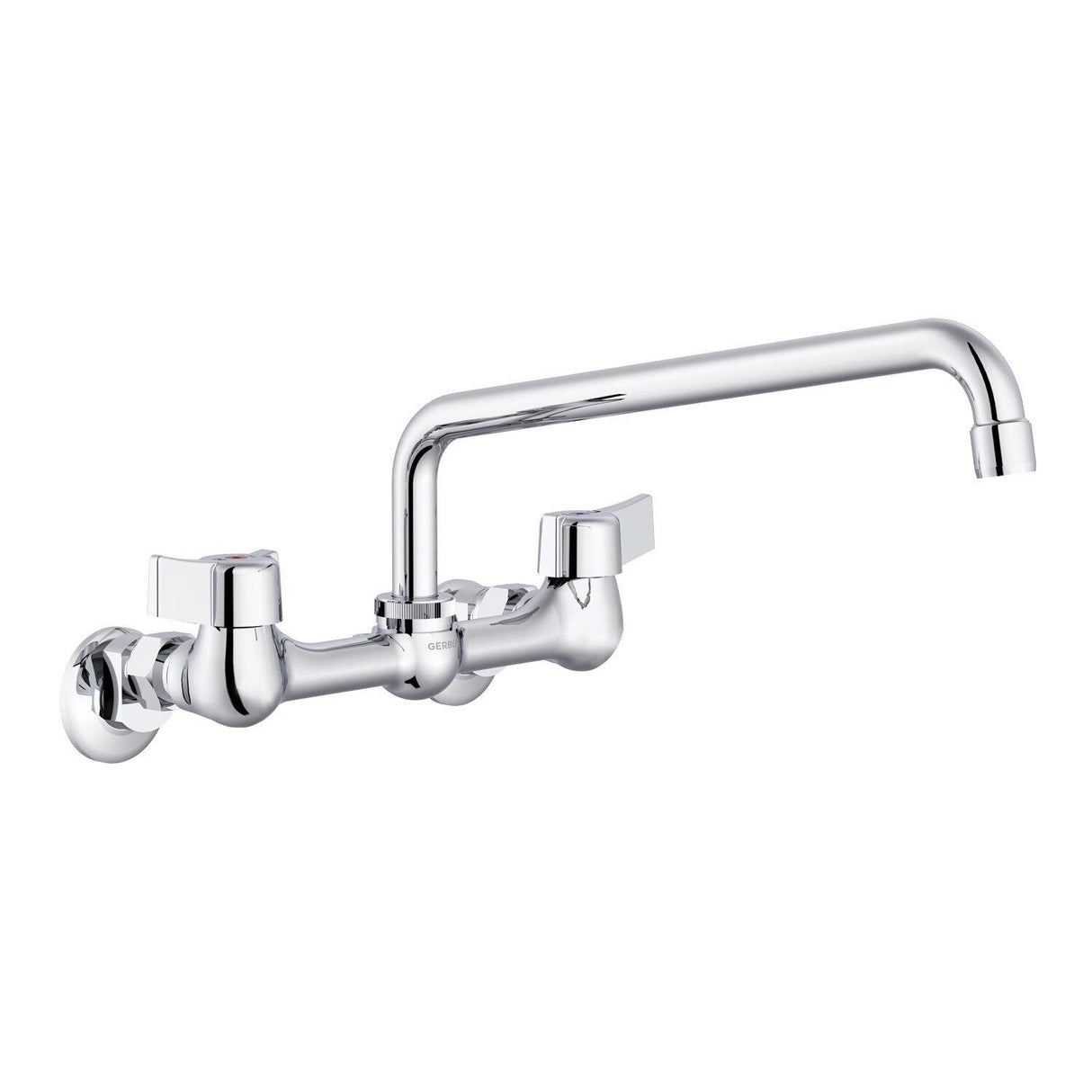 Gerber G0042630 Chrome Classics Two Handle Wall Mount Kitchen Faucet W/ 12" ...