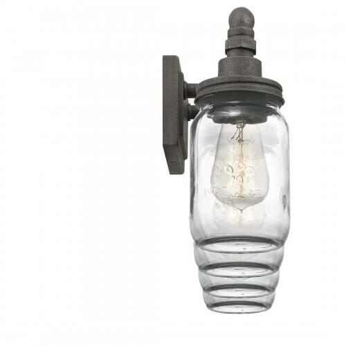 Quoizel SQR8604RK Squire Bath fixture 4 light rustic black Bath Light