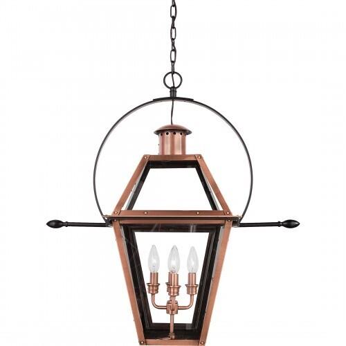 Quoizel RO1914AC Rue De Royal Outdoor hang lntrn aged copper Outdoor Lantern