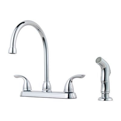Pfister Polished Chrome Pfirst Series 2-handle Kitchen Faucet G136-5000
