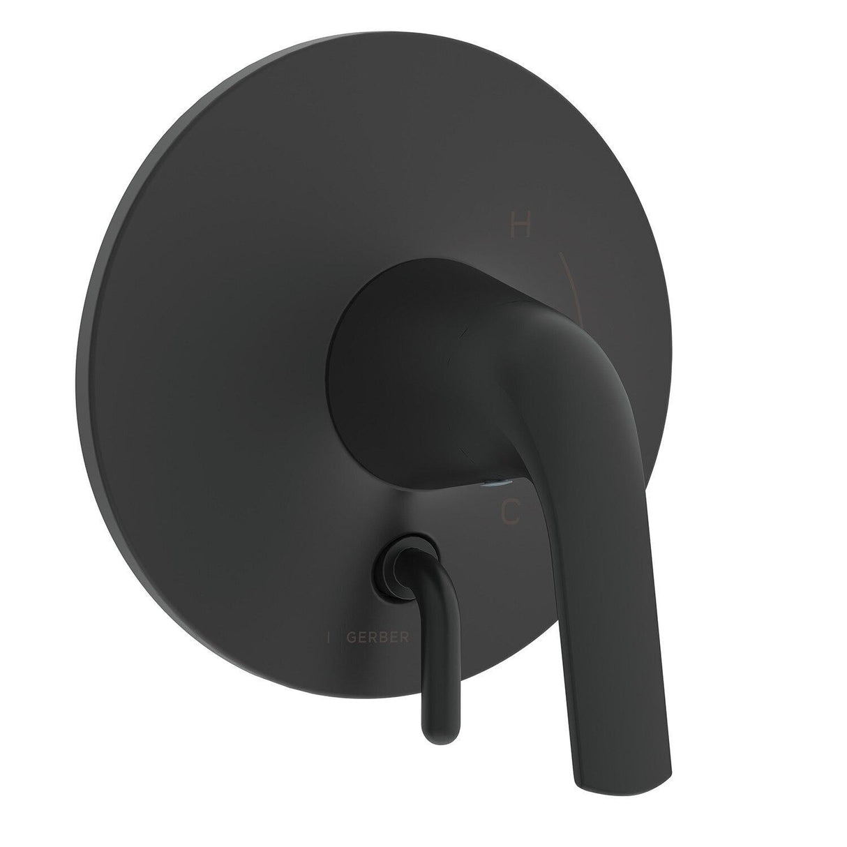 Gerber D500434BSTC Satin Black Lemora Valve-only Trim Kit, Diverter On Valve