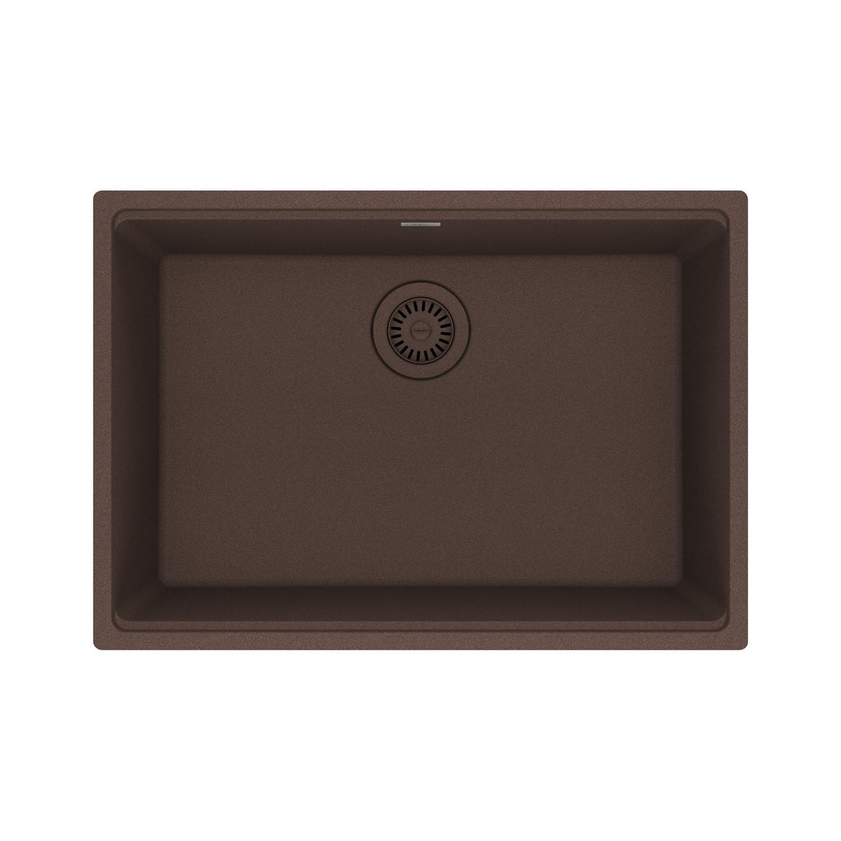 FRANKE MAG11025-MOC Maris Undermount 27-in x 19-in Granite Single Bowl Kitchen Sink in Mocha In Mocha