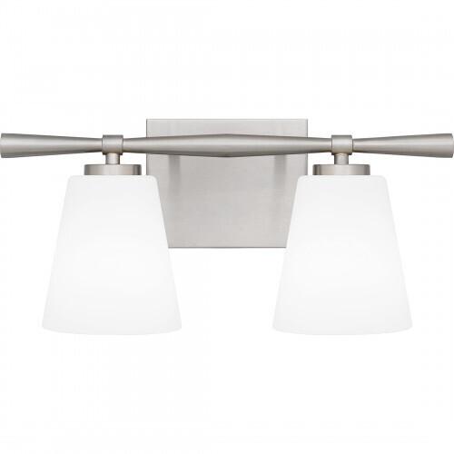 Quoizel BID8616BN Brindley Bath 2 lights brushed nickel Bath Light