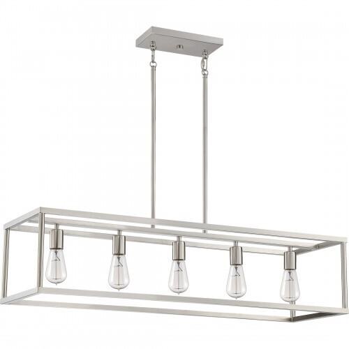 Quoizel NHR538BN New Harbor Island 5 light brshd nkl Island Light