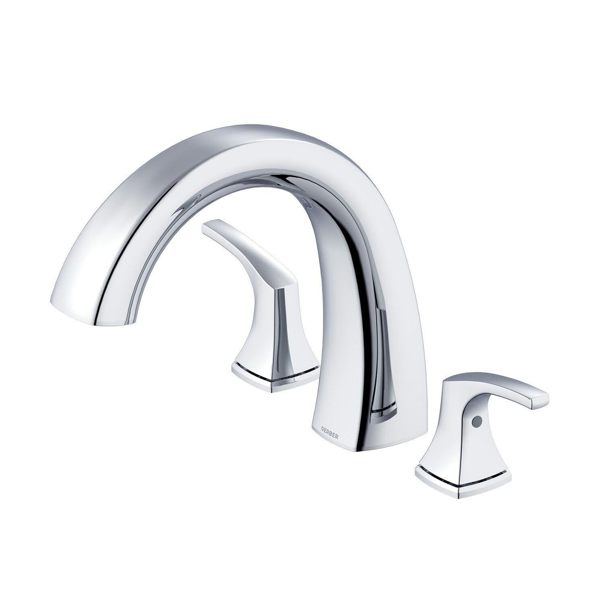 Gerber D300918BST Satin Black Vaughn Three Piece Roman Tub Trim Kit