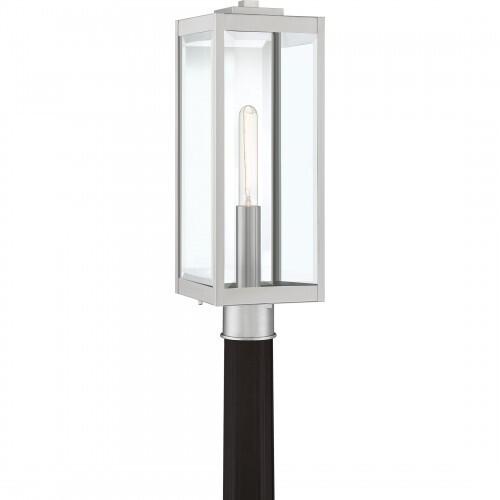 Quoizel WVR9007SS Westover Outdoor post 1 light stainless steel Outdoor Lantern