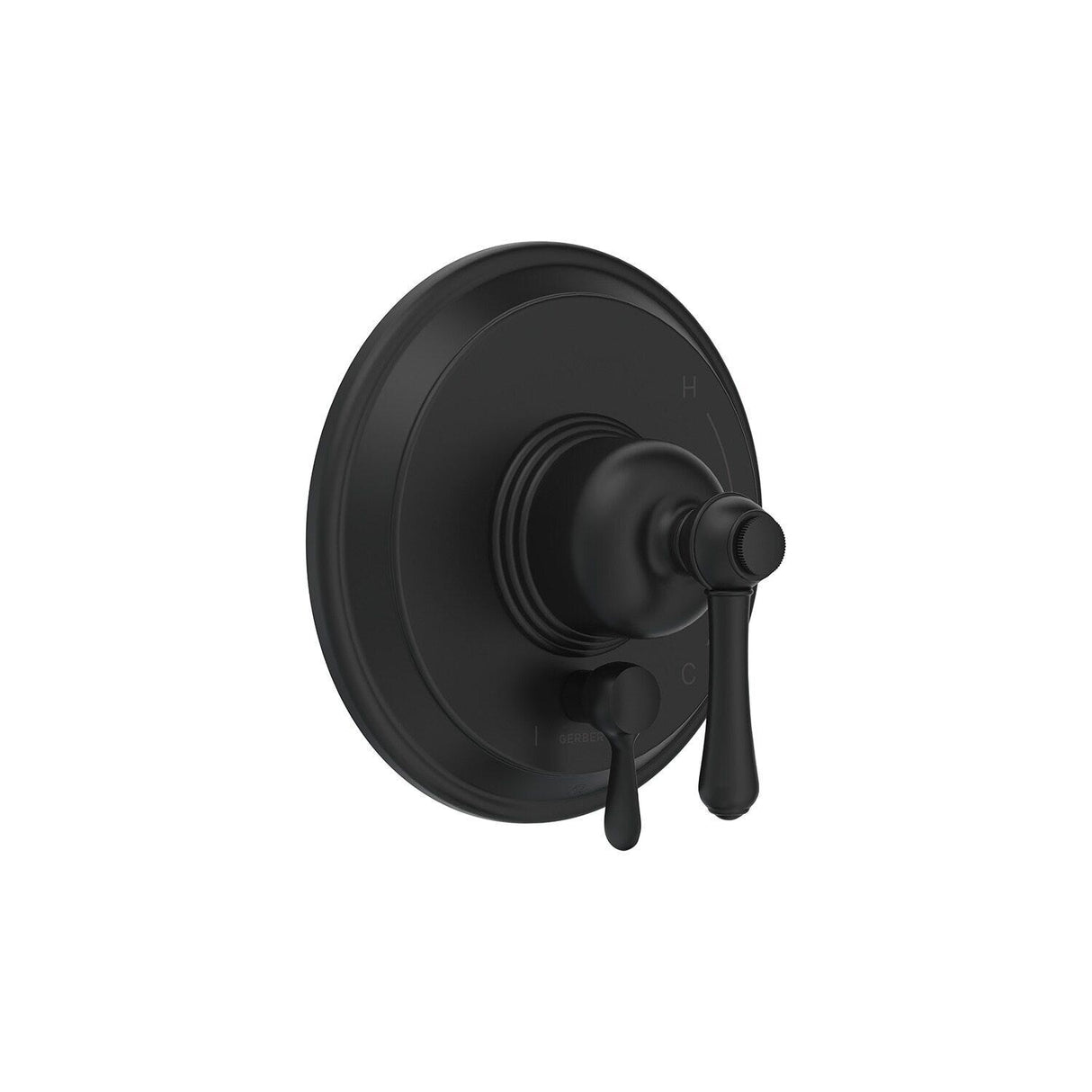 Gerber D500457BSTC Satin Black Opulence Valve-only Trim Kit, Diverter On Valve