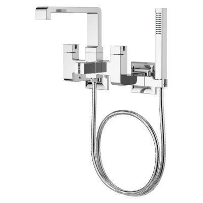 Pfister Polished Chrome Wall Mount Tub Filler Without Handles LG6-3VRVC