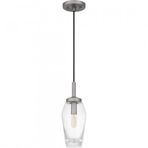 Quoizel QPP6190AN Quoizel Piccolo Pendant Mini pendant 1 light antique nickel. Mini Pendant