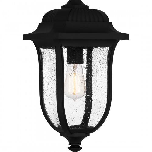 Quoizel MUL1909MBK Mulberry Outdoor hanging 1 light matte black Outdoor Lantern