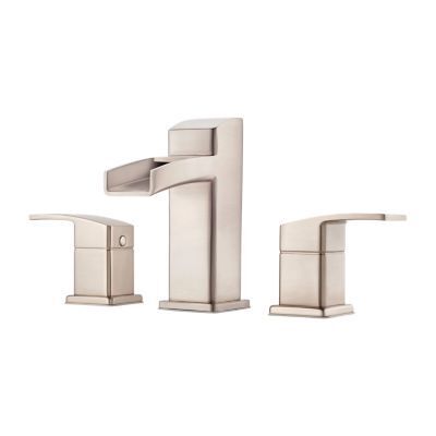 Pfister Brushed Nickel Kenzo Widespread Bath Faucet LG49-DF0K