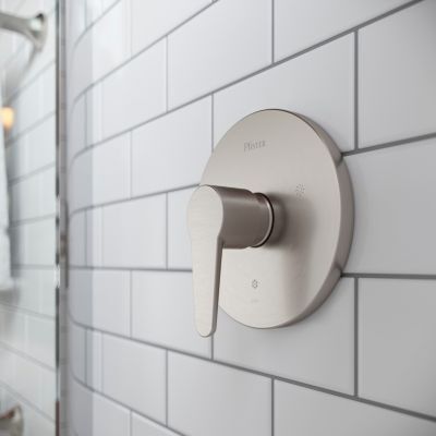 Pfister Brushed Nickel Pfirst Modern Valve, Trim Only R89-040K