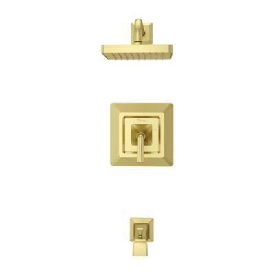 Pfister Brushed Gold Park Avenue 1-handle Tub & Shower, Trim Only LG89-8FEBG