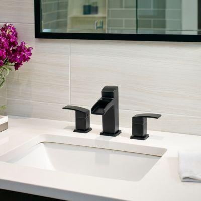 Pfister Black Kenzo Widespread Bath Faucet LG49-DF0B
