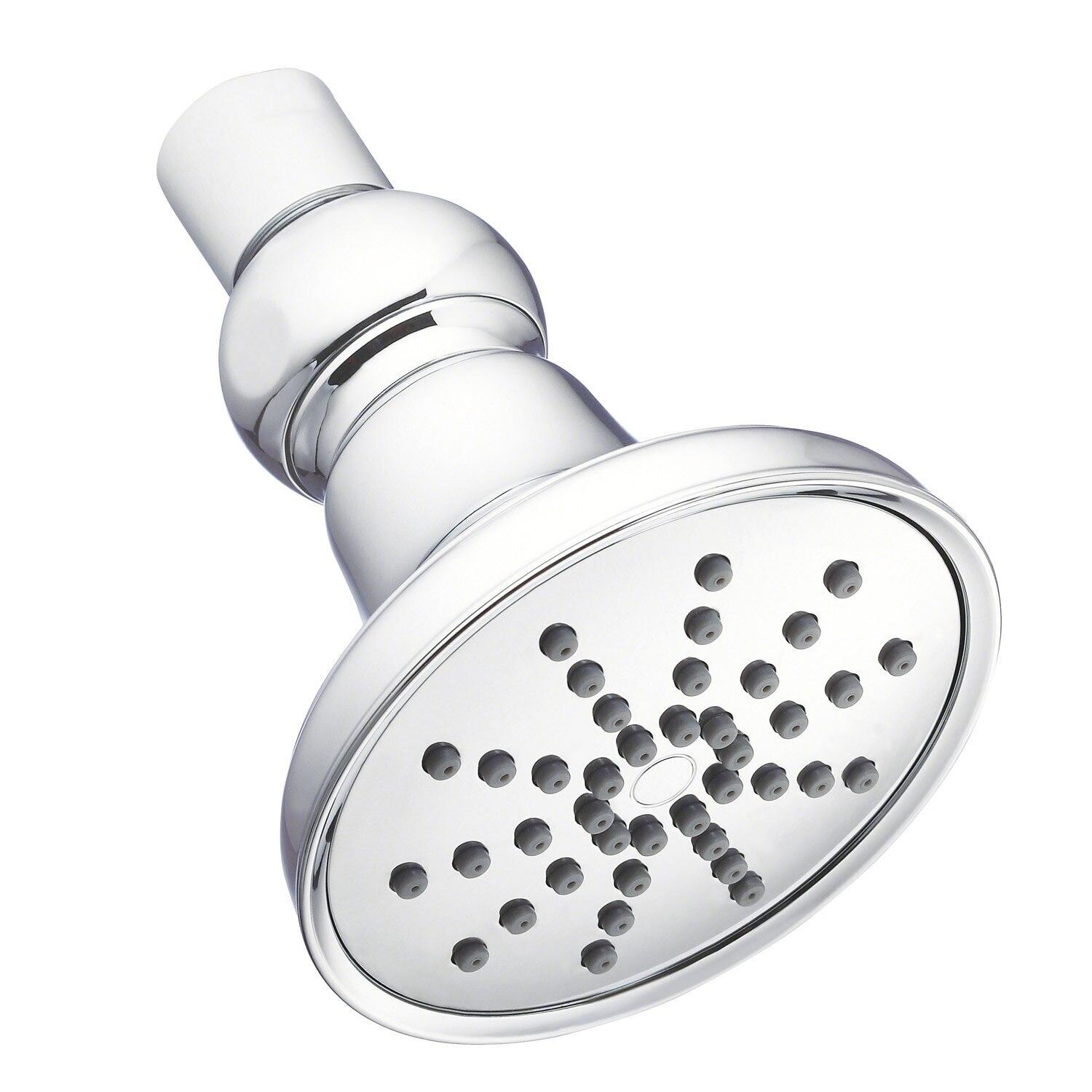 Gerber D460052BN Brushed Nickel Mono Round 3 1/2" Single Function Showerhead, 1.7...