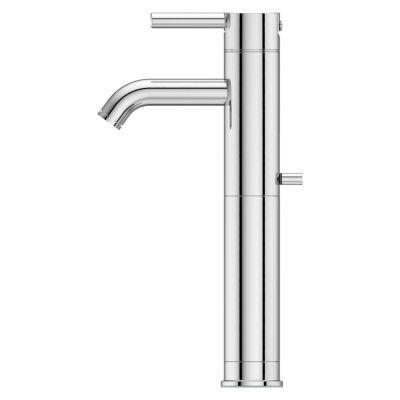 Pfister Polished Chrome Contempra Single Handle Vessel Faucet LG40-NC00