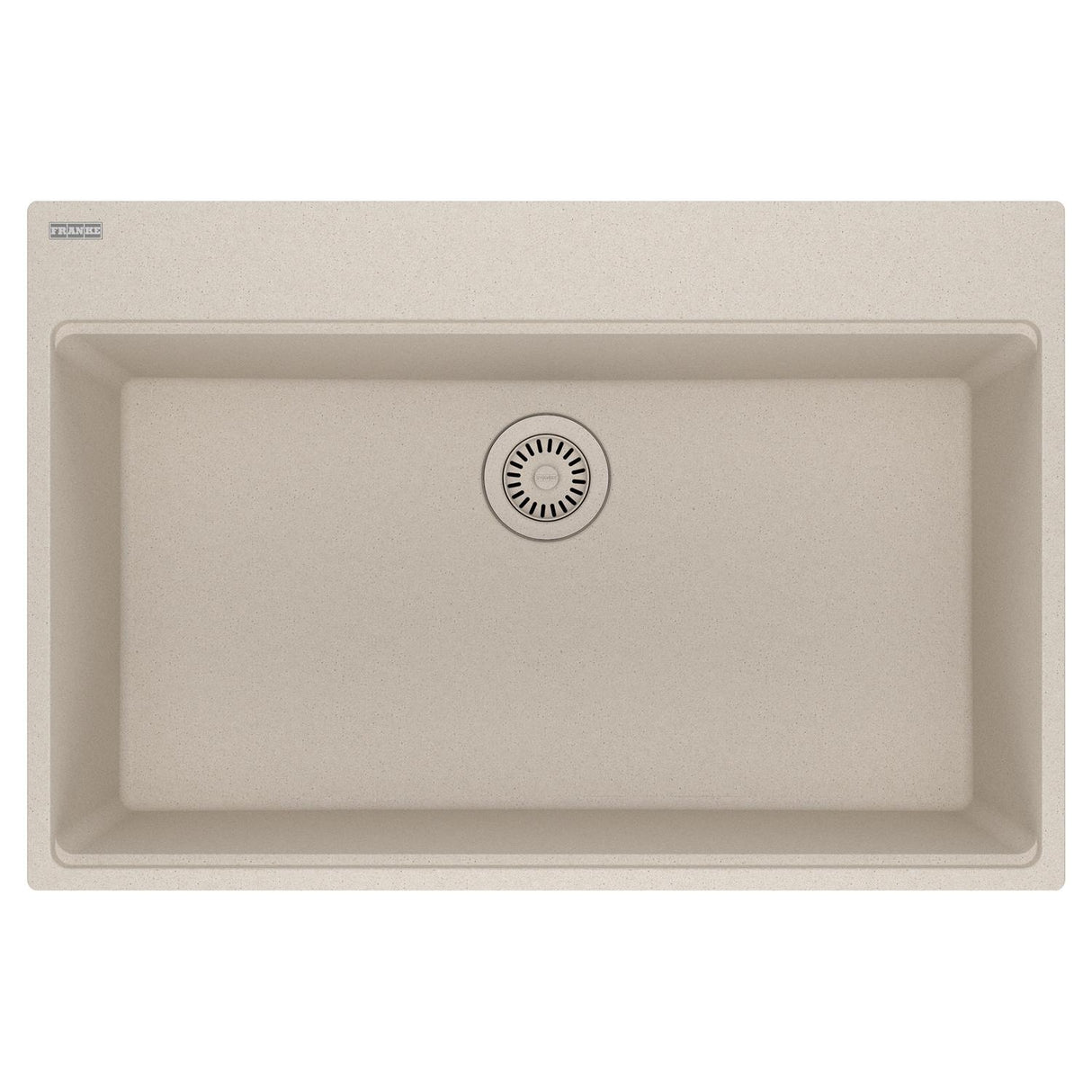 FRANKE MAG61031-CHA Maris Topmount 33-in x 22-in Granite Single Bowl Kitchen Sink in Champagne In Champagne